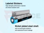 Зарядна батерия 14500 VAPCELL P1422A 2250mAh 1.5V USB-C » Force.BG