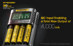 Зарядно за батерии Nitecore UMS4 за четири батерии » Force.BG