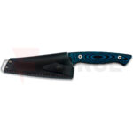 Кухненски Нож Manly CHEF 13 14C28N G10 Black Blue 13 cm с кания » Force.BG