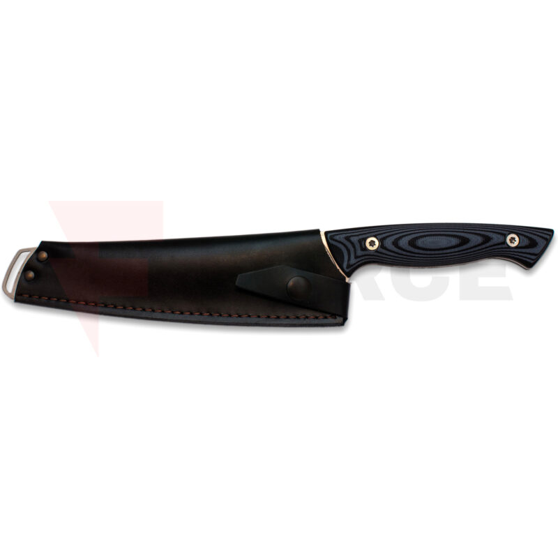 Кухненски Нож Manly CHEF 18 14C28N G10 Black Gray 18 cm » Force.BG