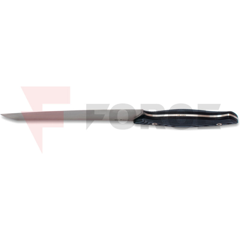 Кухненски Нож Manly CHEF 18 14C28N G10 Black Gray 18 cm » Force.BG