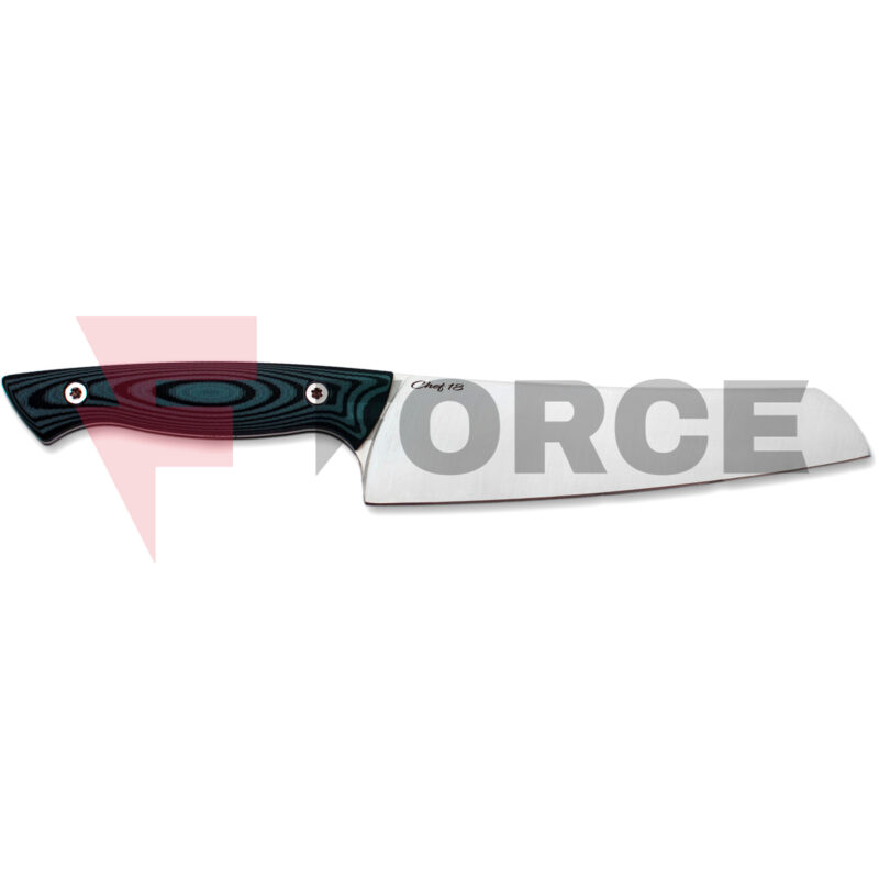 Кухненски Нож Manly CHEF 18 RWL-34 G10 Black Grey 18 см » Force.BG