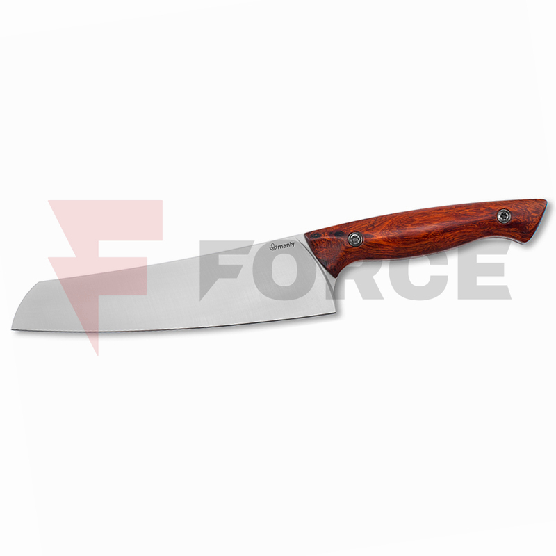Кухненски Нож Manly CHEF 18 RWL-34 Iron Wood 18 см » Force.BG