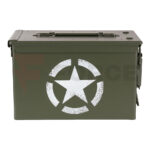 Кутия за боеприпаси Fosco Industries Cal. 50mm US Army Star Green » Force.BG