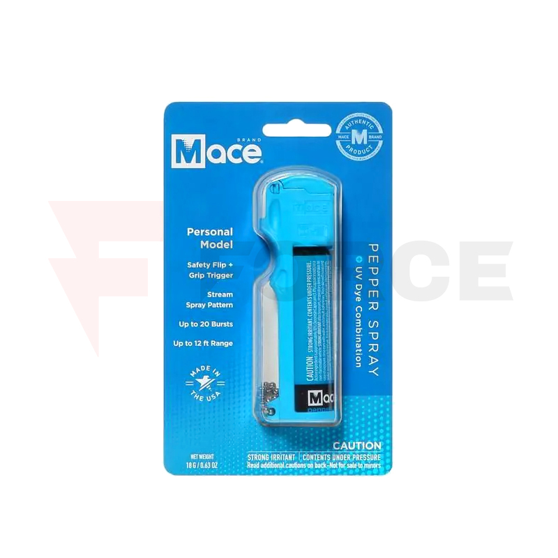 Лютив Спрей за Самозащита Mace Personal Pepper Spray Blue 801C 18g » Force.BG