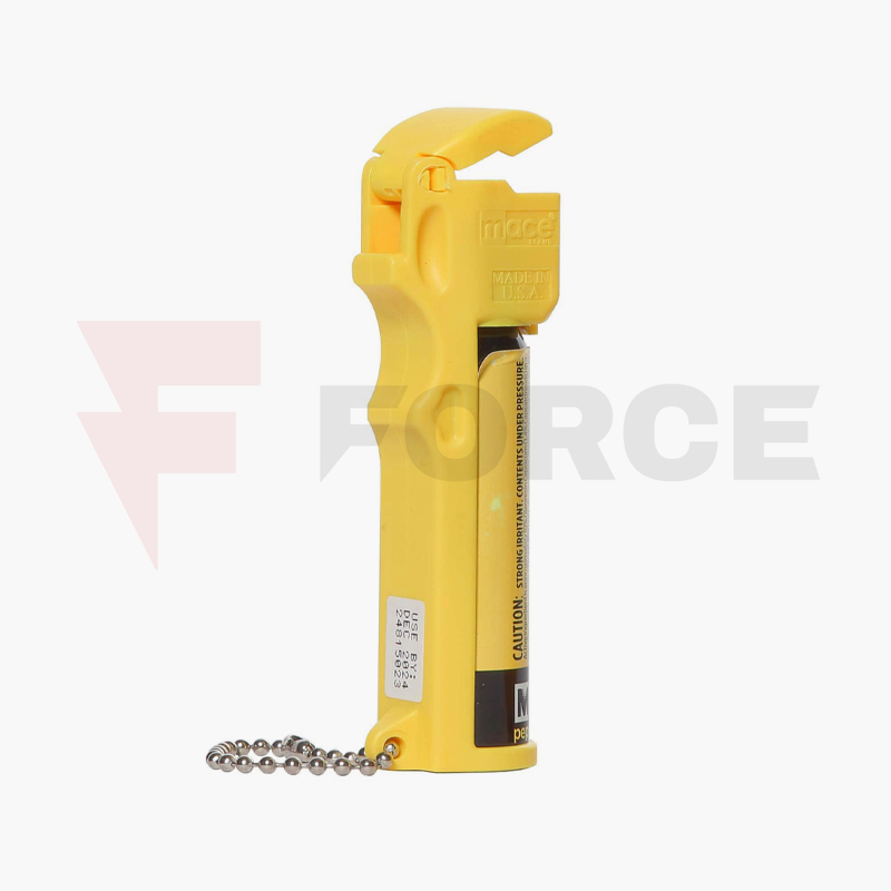 Лютив Спрей за Самозащита Mace Personal Pepper Spray Жълт 18g » Force.BG