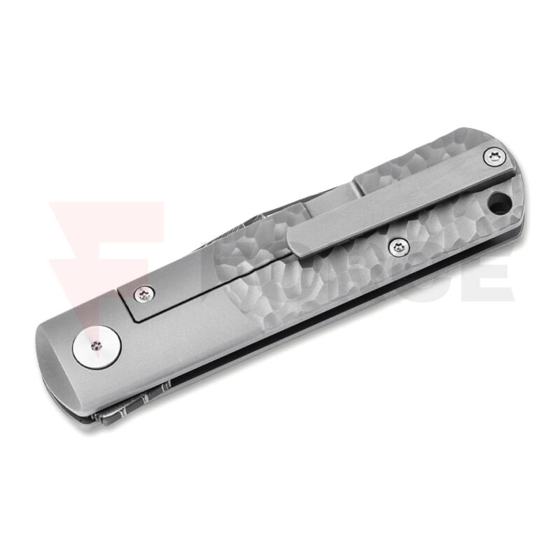 Джобен нож Boker BRLW Meteorite Damast титан сребърен » Force.BG