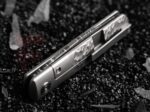 Джобен нож Boker BRLW Meteorite Damast титан сребърен » Force.BG