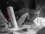Джобен нож Boker BRLW Meteorite Damast титан сребърен » Force.BG
