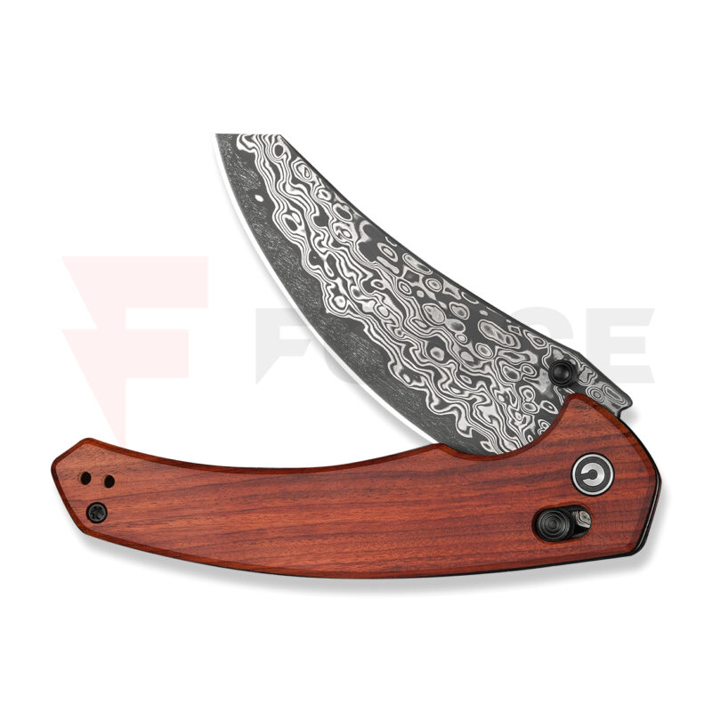 Сгъваем нож с дамаска стомана CIVIVI Sixgill Guibourtia Wood » Force.BG
