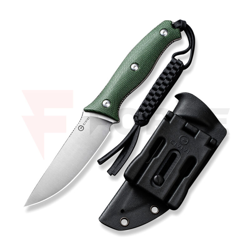 Фиксиран нож CIVIVI Stormridge Nitro-V Green Canvas Micarta 99.6mm » Force.BG