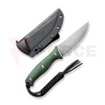 Фиксиран нож CIVIVI Stormridge Nitro-V Green Canvas Micarta 99.6mm » Force.BG