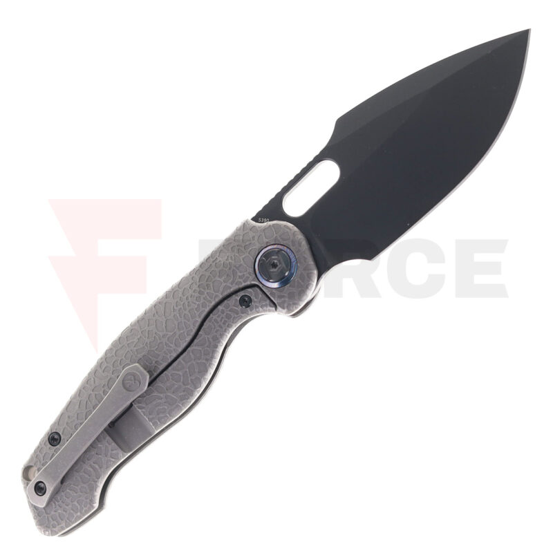 Джобен нож Kunwu GRINGO Honeydew Texture S390 Titanium » Force.BG