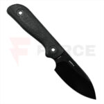 Фиксиран нож Kunwu Stiffy P. VANADIS8 DLC Micarta Black » Force.BG