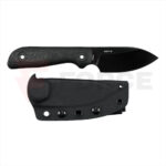 Фиксиран нож Kunwu Stiffy P. VANADIS8 DLC Micarta Black » Force.BG