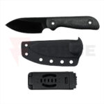 Фиксиран нож Kunwu Stiffy P. VANADIS8 DLC Micarta Black » Force.BG