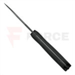 Фиксиран нож Kunwu Stiffy P. VANADIS8 DLC Micarta Black » Force.BG