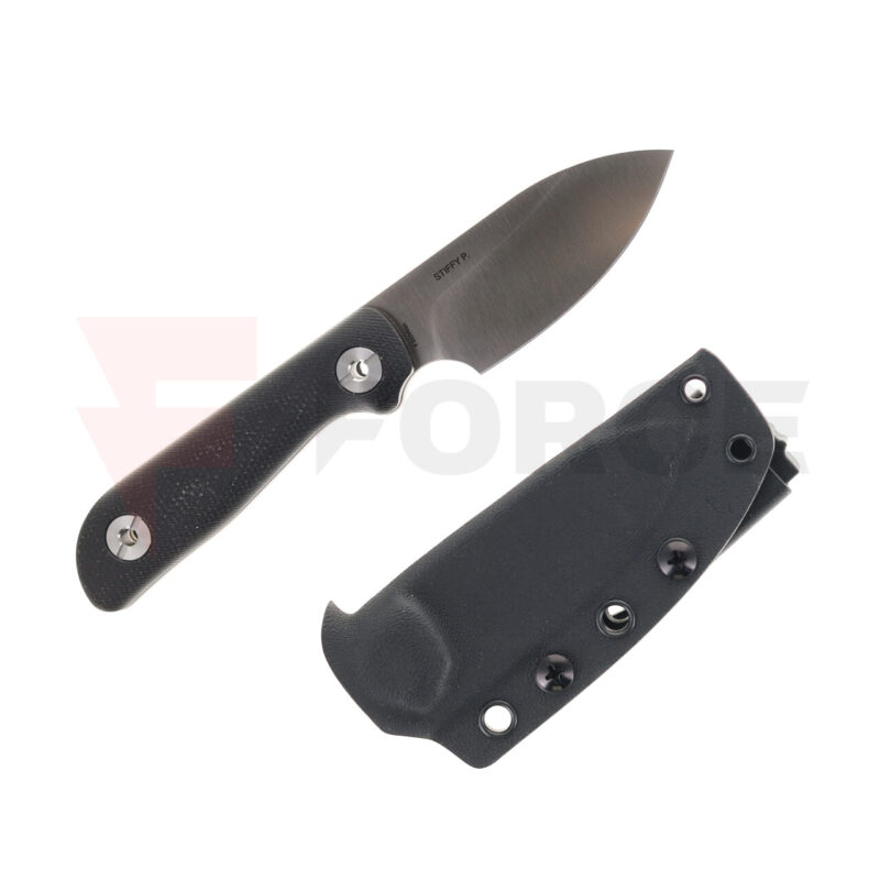 Фиксиран нож Kunwu Stiffy P. VANADIS8 Micarta Black » Force.BG