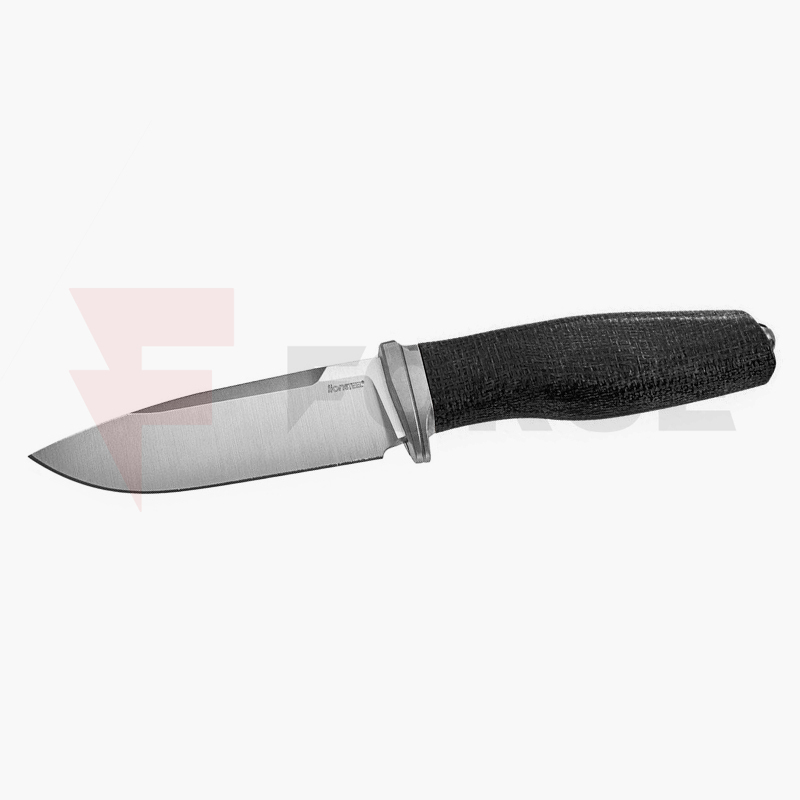 Нож с фиксирано острие LionSteel Acha M390 Micarta Black Burlap » Force.BG