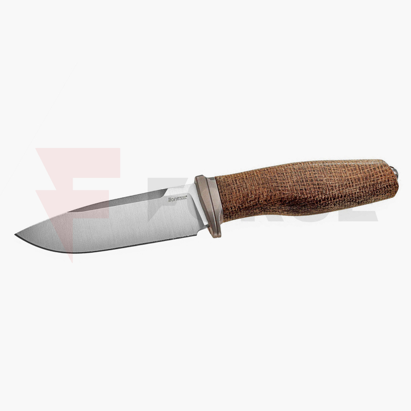 Фиксиран нож LionSteel Acha M390 Burlap Micarta Natural » Force.BG