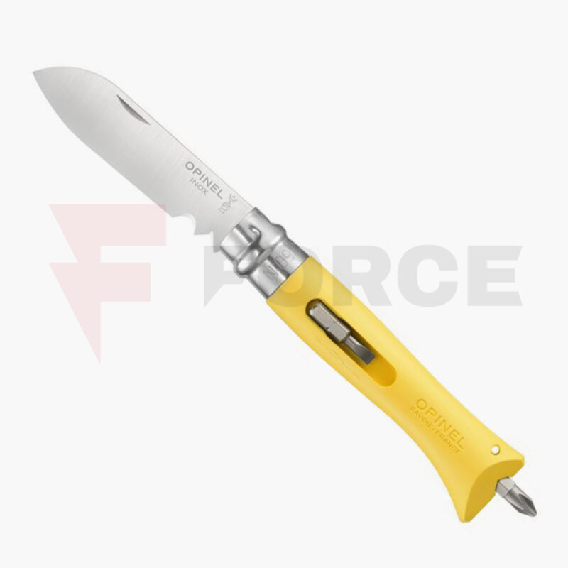 Многофункционален джобен нож Opinel No 9 DIY Yellow » Force.BG