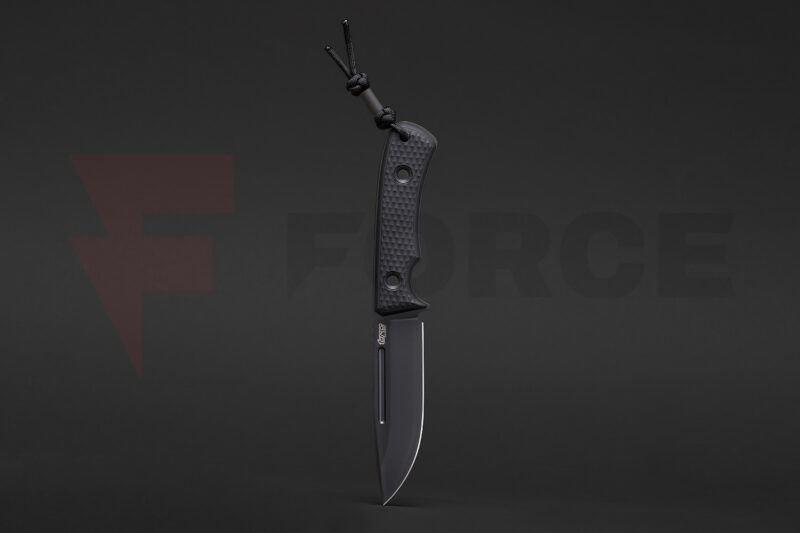 Фиксиран ловен нож TRC Knives SOUTH POLE Vanadis 4 Extra DLC Black G-10 » Force.BG