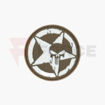 Тактически пач 101 INC 3D PVC Punisher Allied Star Red » Force.BG