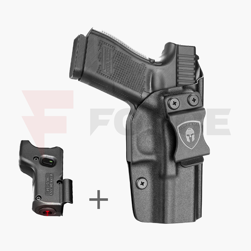 Вътрешен кобур с лазер WARRIORLAND за Glock 17 - Kydex » Force.BG