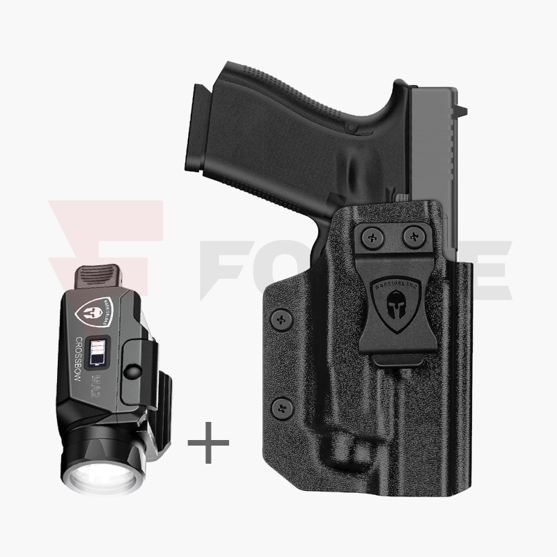 Вътрешен кобур Kydex за Glock 17/19 + фенер 800 lm » Force.BG