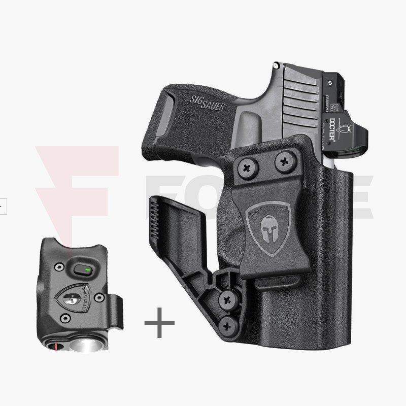 Вътрешен кобур WARRIORLAND WL IWB с лазер и фенер SLL-103 за SigSauer P365 » Force.BG