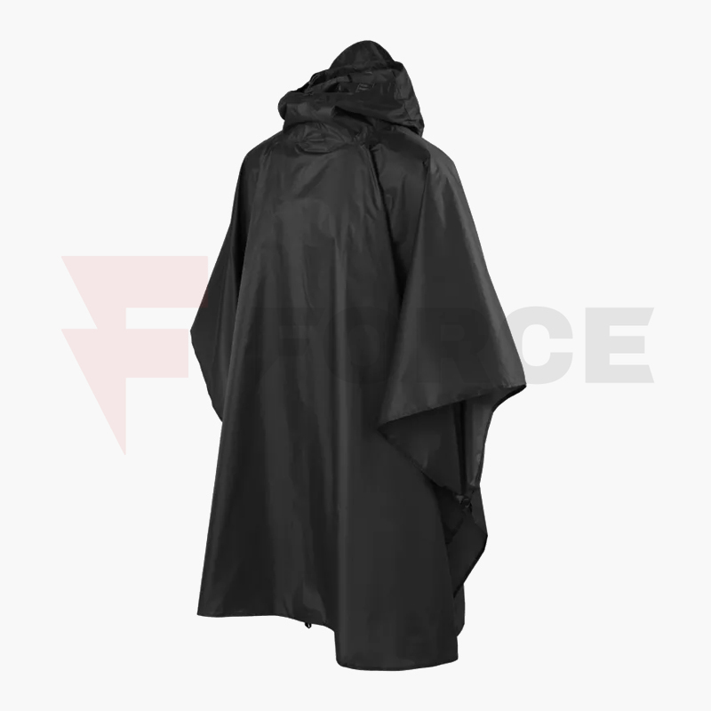 Дъждобран пончо Helikon-Tex Lightweight 209x145 см черен » Force.BG