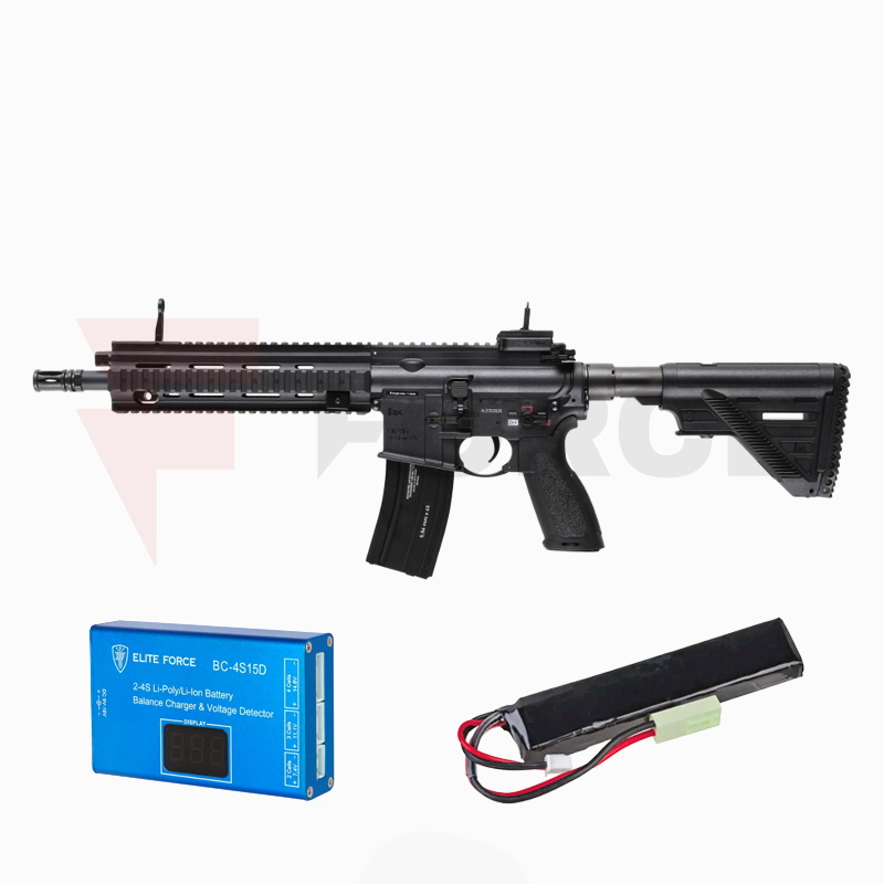 Еърсофт карабина Umarex HK416 A5 AEG 6mm с батерия и зарядно » Force.BG