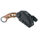 Фиксиран нож Fox Knives Tribal K M390 Bronze Titanium » Force.BG