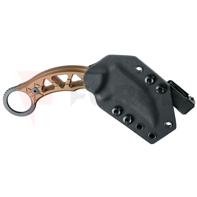 Фиксиран нож Fox Knives Tribal K M390 Bronze Titanium » Force.BG