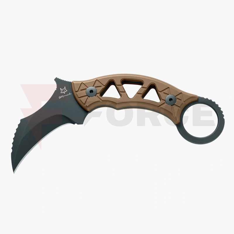 Фиксиран нож Fox Knives Tribal K M390 Bronze Titanium » Force.BG
