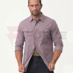 Тактическа риза Helikon-tex Concealed Carry Checkered Calm Blue Plaid » Force.BG