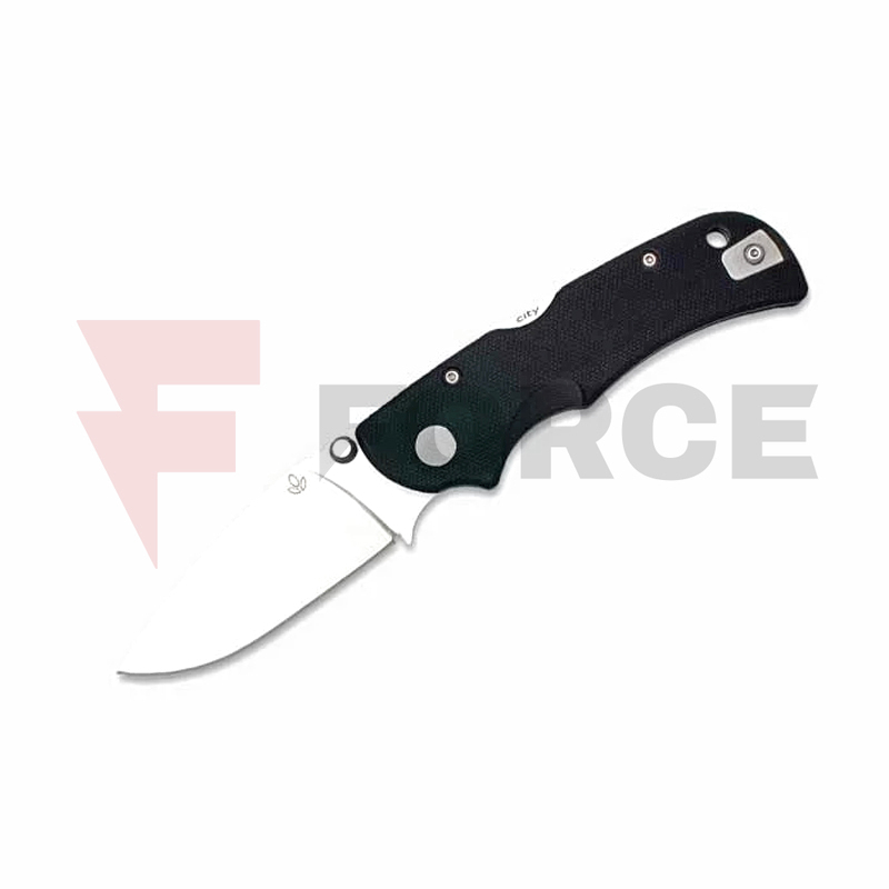 Джобен нож Manly CITY S90V Черен и Зелен 70 мм » Force.BG