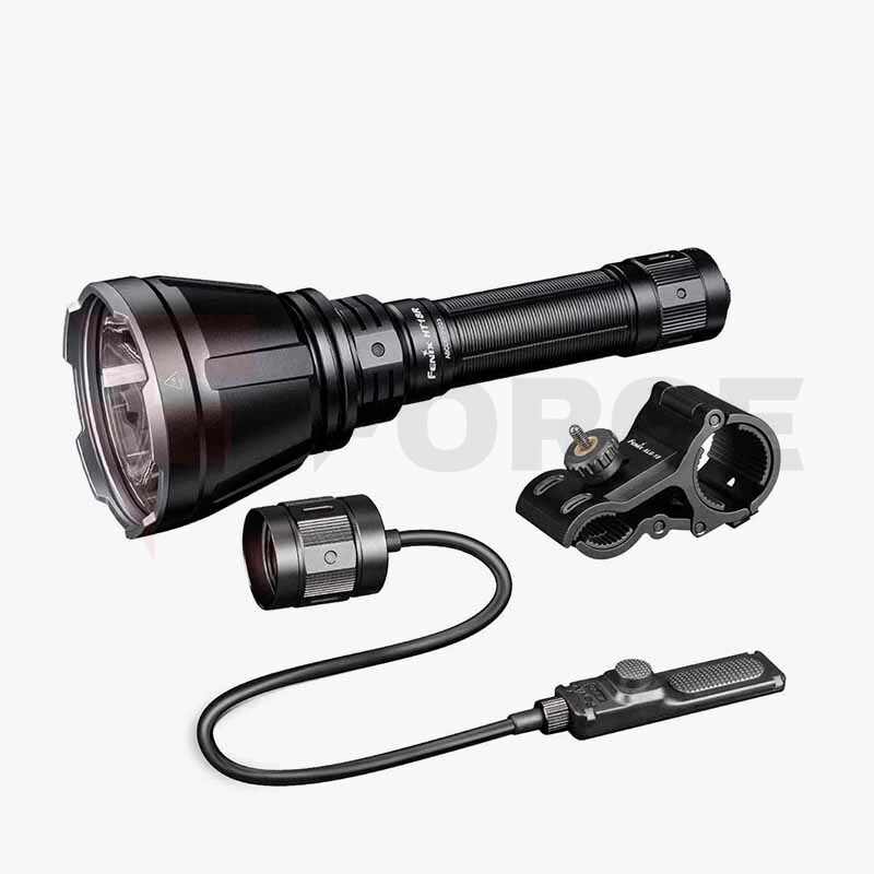 Комплект фенер за лов Fenix HT18R 2800 лумена 1100 м със стойка и спусък » Force.BG