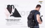 Тактическа раница Nitecore BP20 20 л черна MOLLE » Force.BG