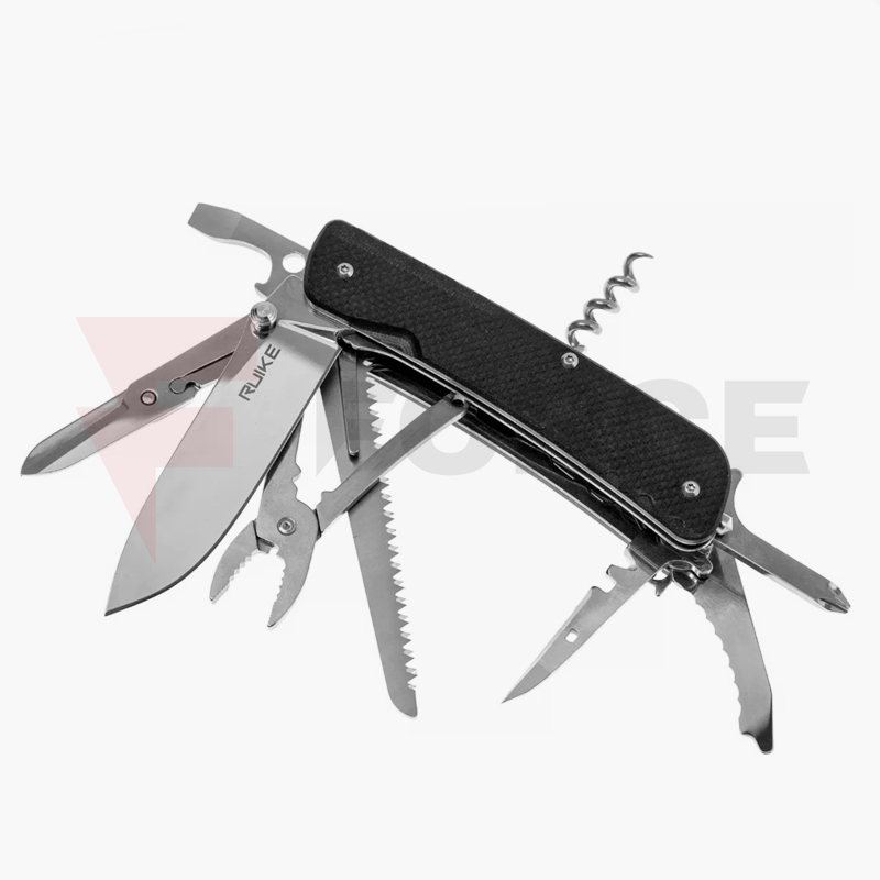 Мултифункционален Нож Ruike LD51B 12C27 G10 Черен » Force.BG