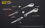 Сгъваем нож Nitecore NTK05 с титаниев корпус TC4 » Force.BG