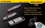 Спасителна свирка Nitecore NWS10 - титаниева сплав » Force.BG