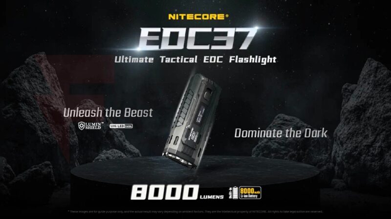 Тактически LED фенер Nitecore EDC37 8000 Лумена » Force.BG