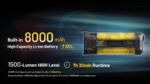 Тактически LED фенер Nitecore EDC37 8000 Лумена » Force.BG