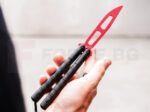Тренировъчен Нож Балисонг Böker Plus Relack Trainer 420 Алуминий Черен » Force.BG