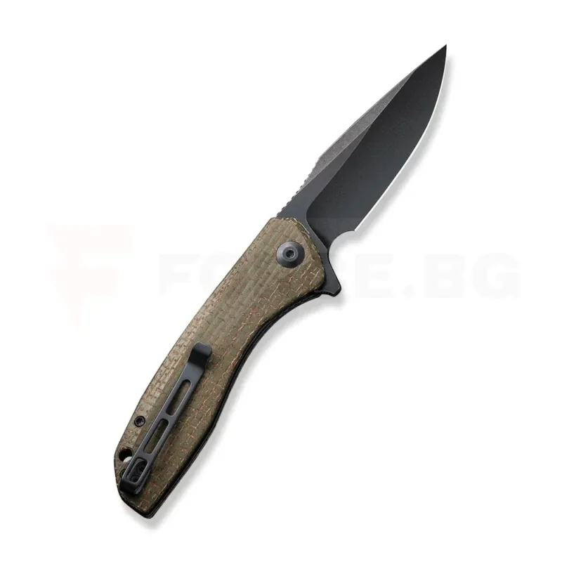 Джобен нож Civivi Baklash 9Cr18MoV Green Micarta 89мм » Force.BG