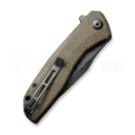 Джобен нож Civivi Baklash 9Cr18MoV Green Micarta 89мм » Force.BG