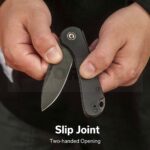 Джобен нож CIVIVI Elementum Slip Joint Black G10 » Force.BG