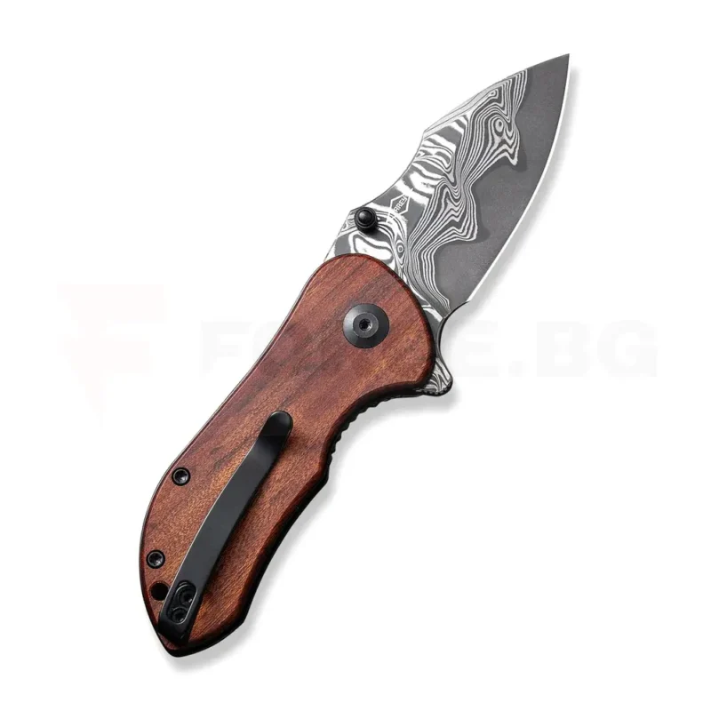 Джобен нож CIVIVI Gordo Damascus Guibourtia Wood » Force.BG