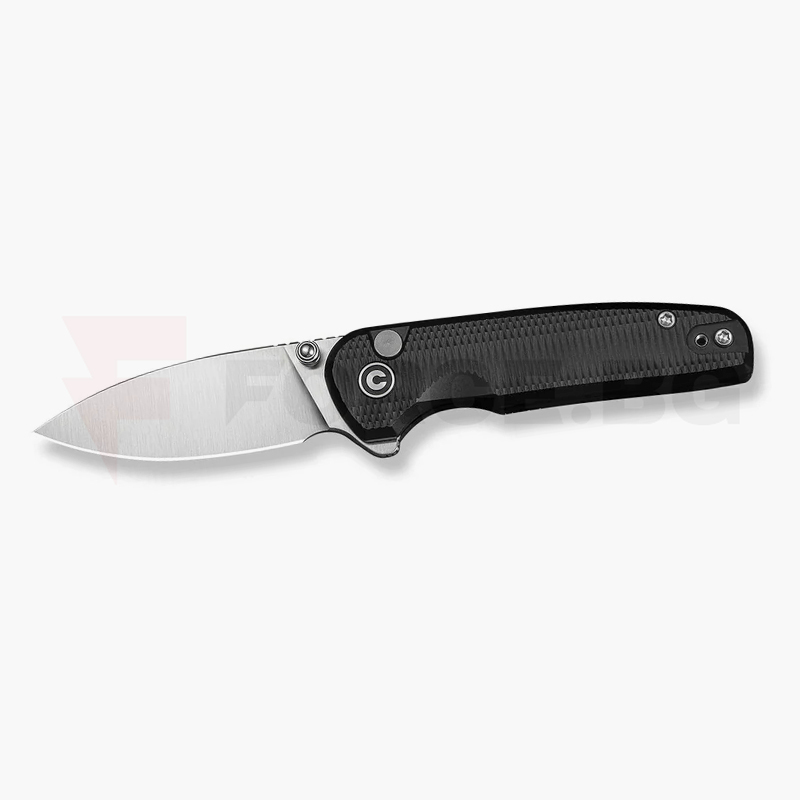 Компактен сгъваем нож CIVIVI Mini Shakan Nitro-V черен алуминий » Force.BG